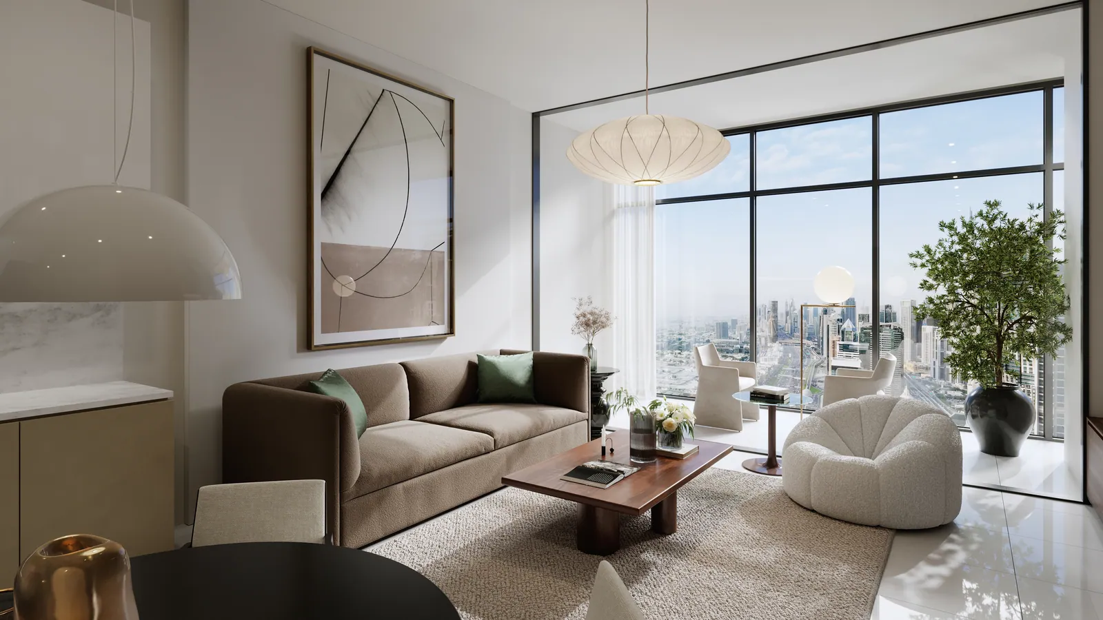 Al Habtoor tower interior in Downtown Dubai, Dubai