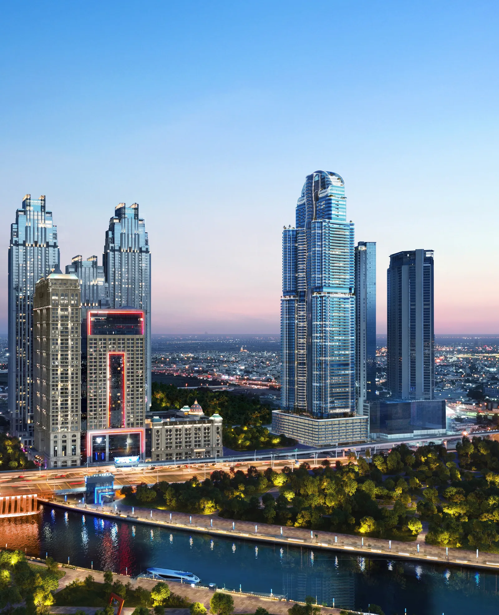 Al Habtoor tower residential complex in Downtown Dubai, Dubai