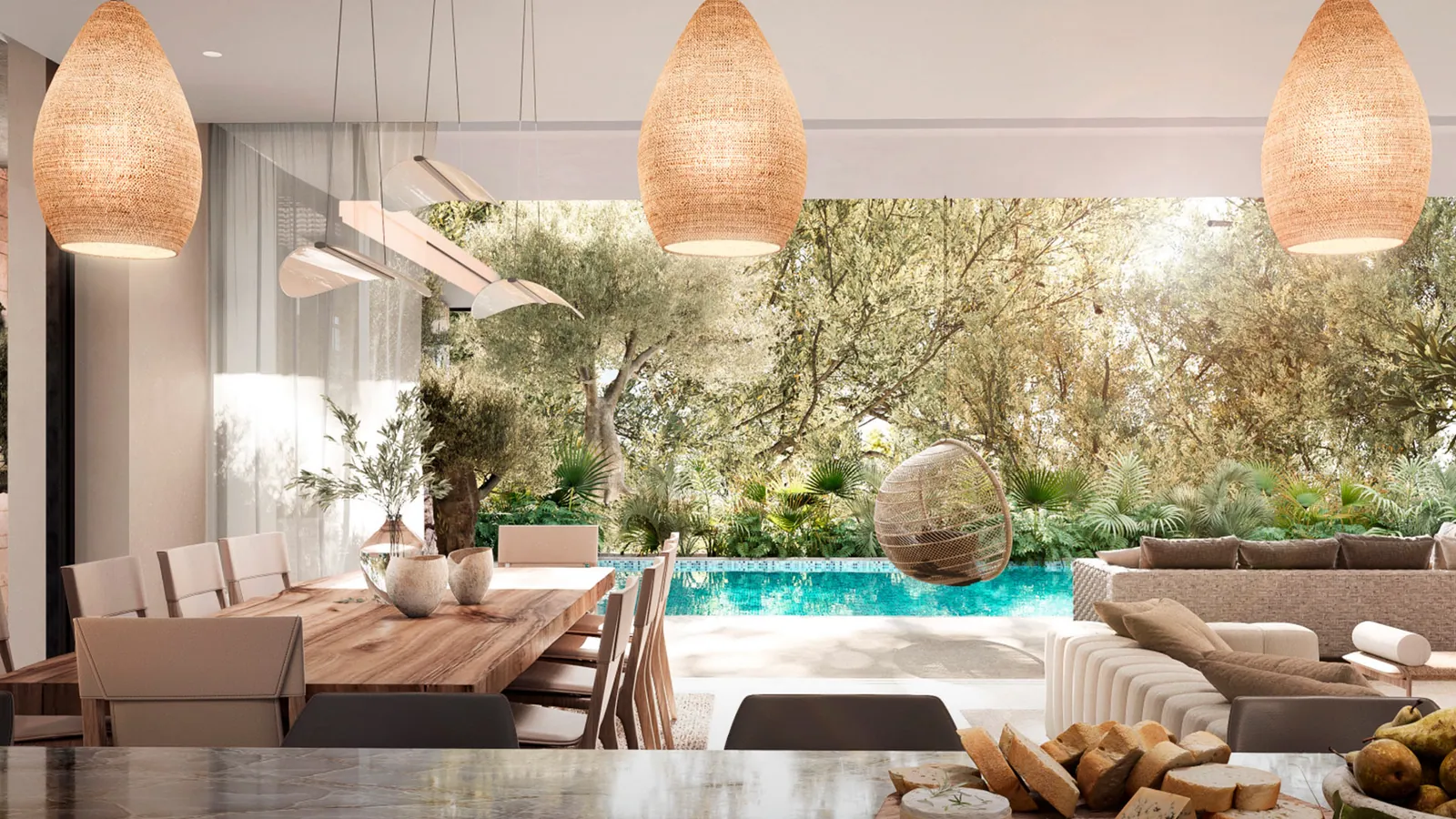 Alaya Gardens interior in Tilal Al Ghaf, Dubai