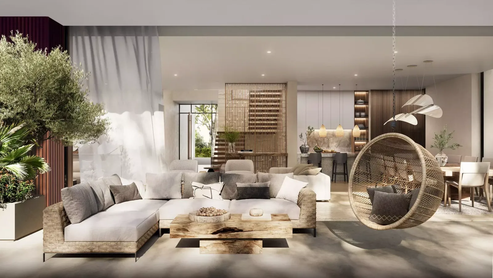 Alaya Gardens interior in Tilal Al Ghaf, Dubai