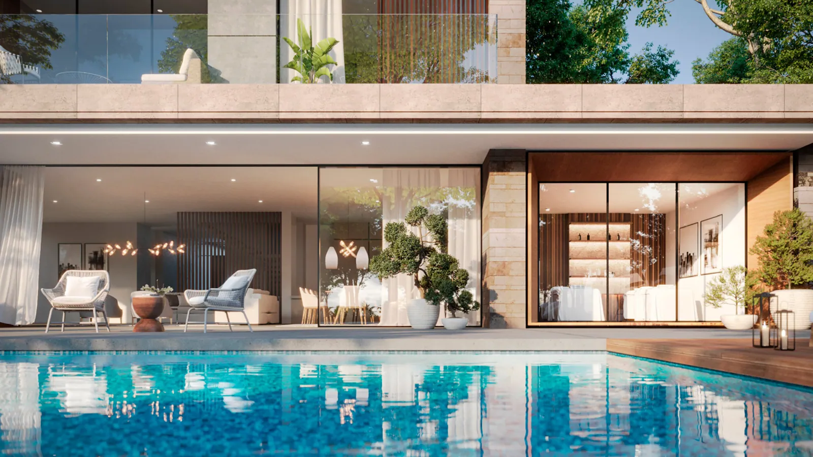Alaya Gardens amenities in Tilal Al Ghaf, Dubai