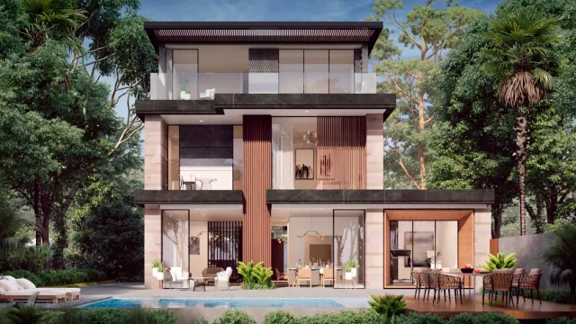 Alaya Gardens residential complex in Tilal Al Ghaf, Dubai