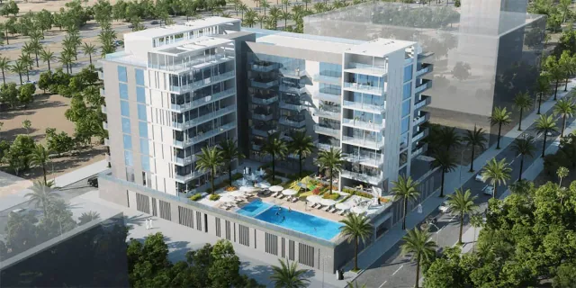 Amalia Residences residential complex in Jebel Ali Village, Dubai