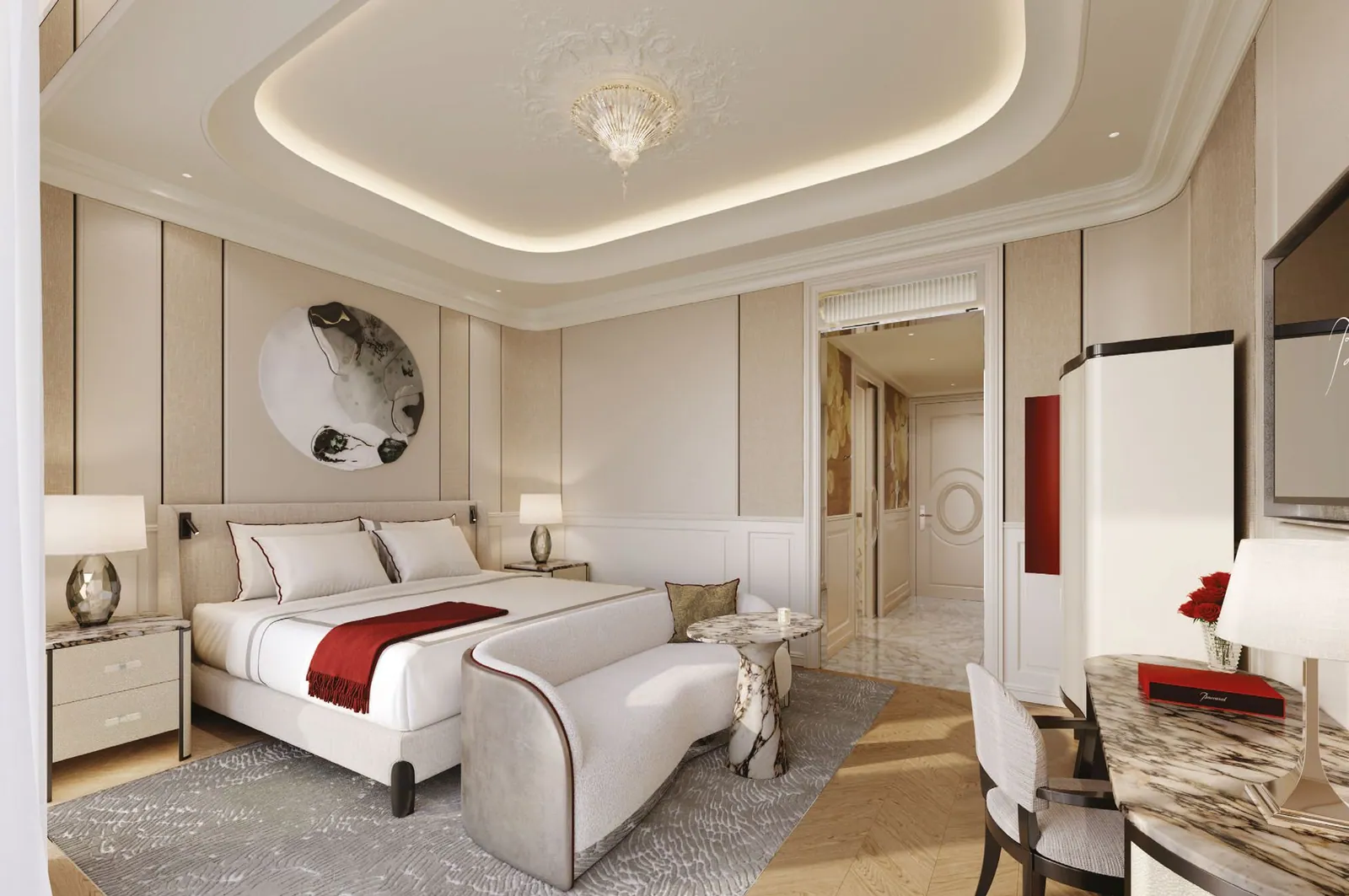 Baccarat interior in Business Bay, Dubai