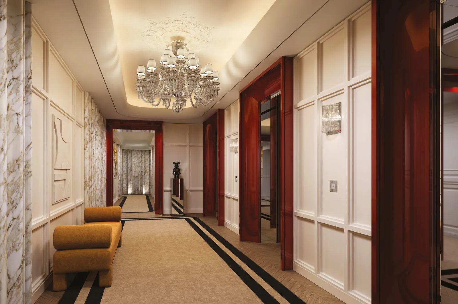 Baccarat interior in Business Bay, Dubai