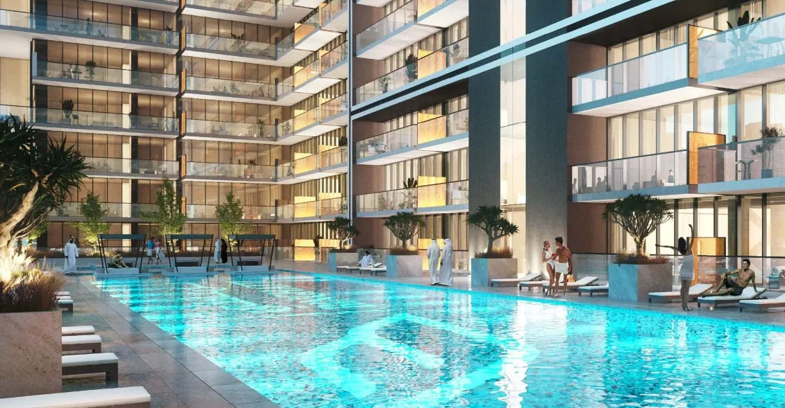 Binghatti Amber amenities in Jumeirah Village Circle, Dubai