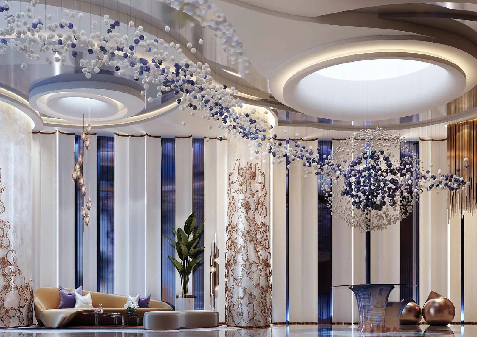 Canal Heights interior in Business Bay, Dubai