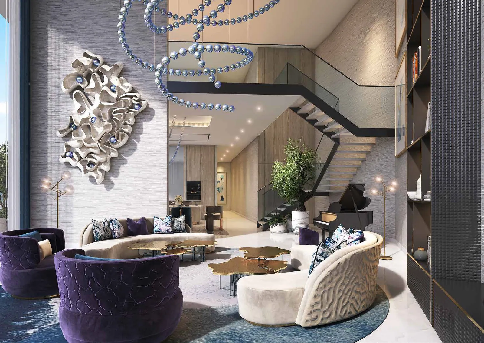 Canal Heights interior in Business Bay, Dubai