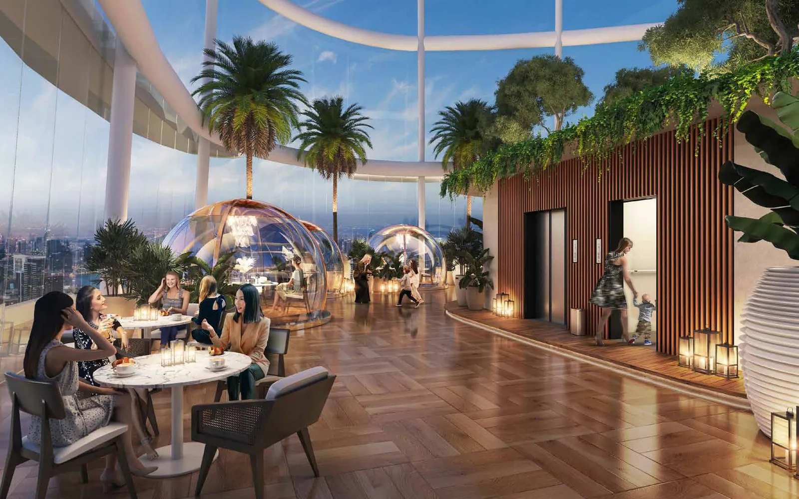 Canal Heights interior in Business Bay, Dubai