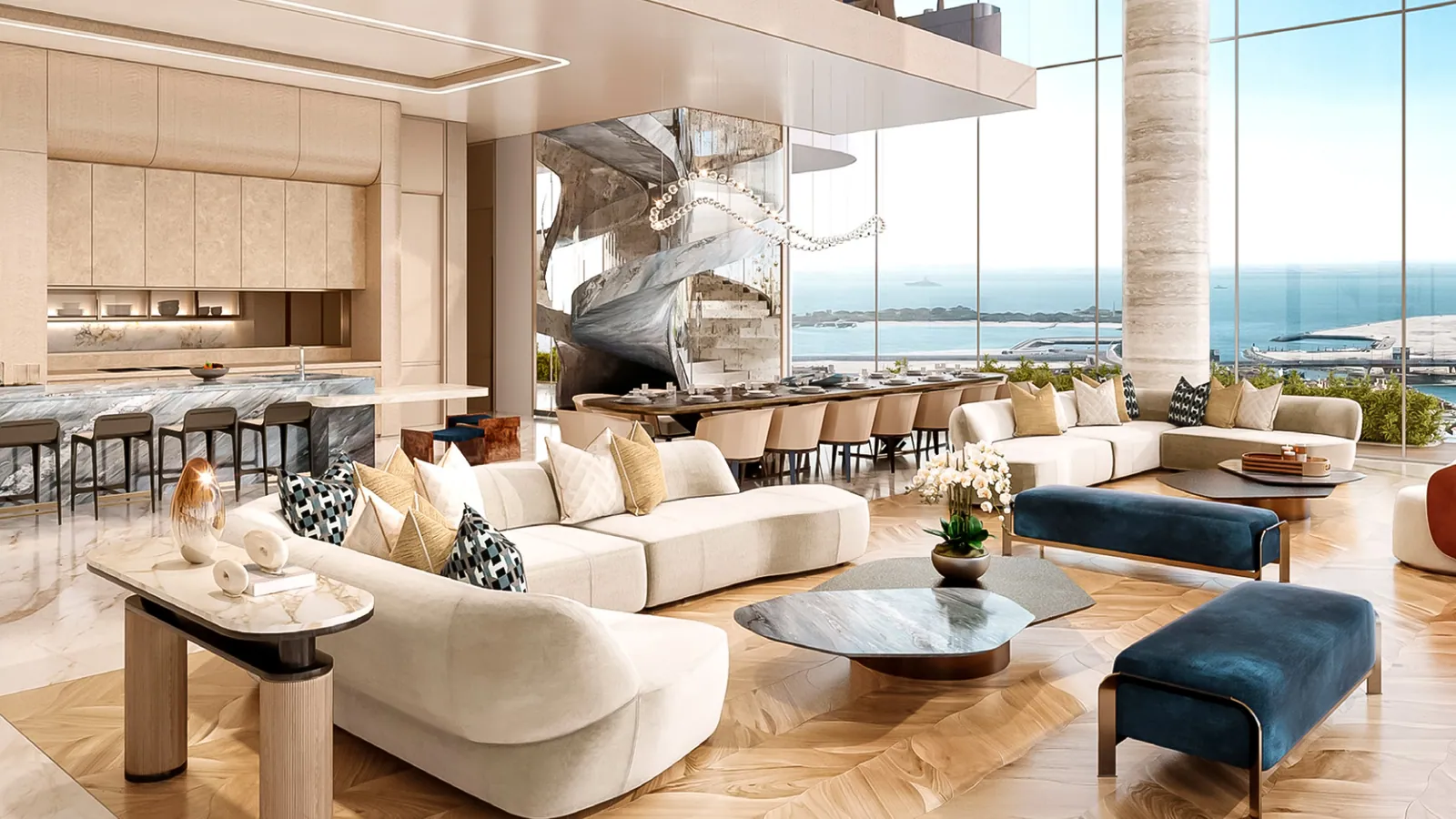 Casa Canal interior in Jumeirah, Dubai