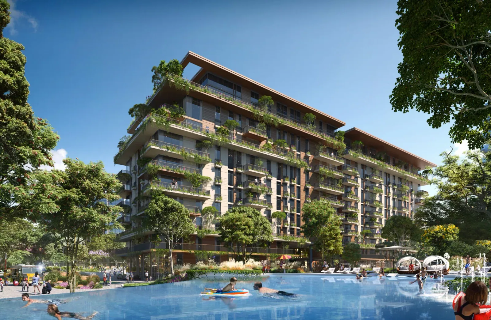 Central Park amenities in Jumeirah, Dubai