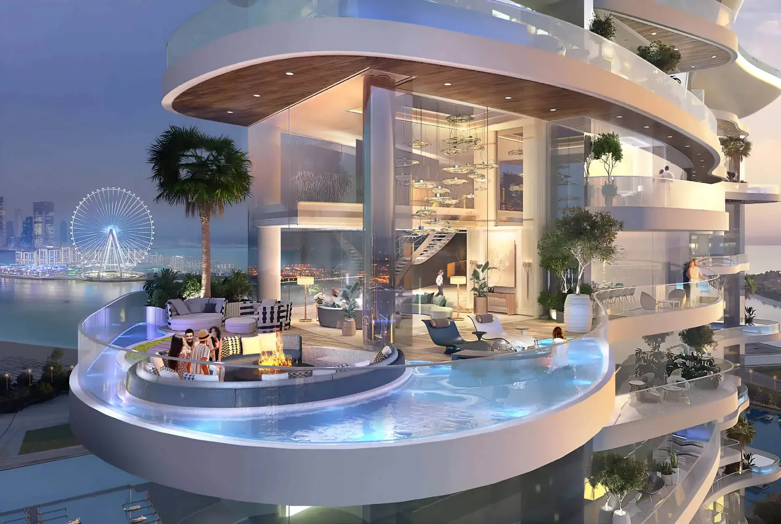 Damac Bay 2 residential complex in Dubai Marina, Dubai