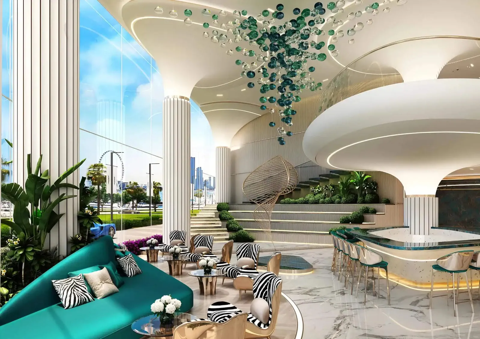 Damac Bay 2 residential complex in Dubai Marina, Dubai