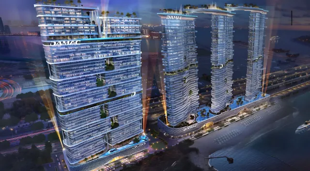 Damac Bay 2 residential complex in Dubai Marina, Dubai