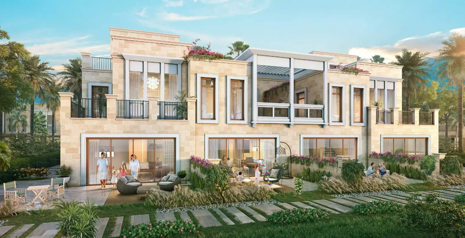 Damac Lagoons residential complex in Damac Lagoons, Dubai