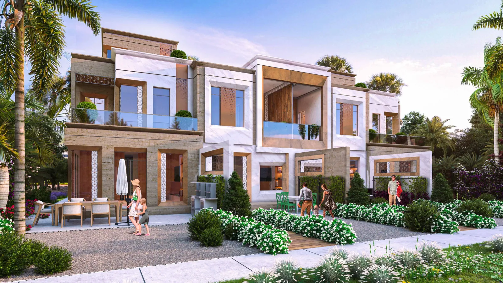 Damac Lagoons residential complex in Damac Lagoons, Dubai