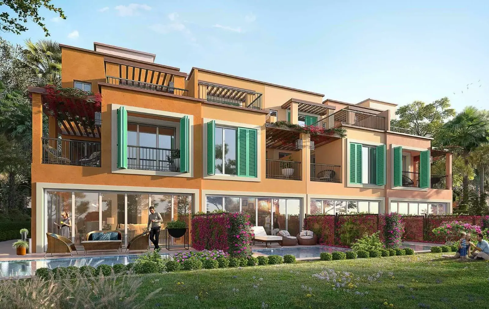 Damac Lagoons residential complex in Damac Lagoons, Dubai