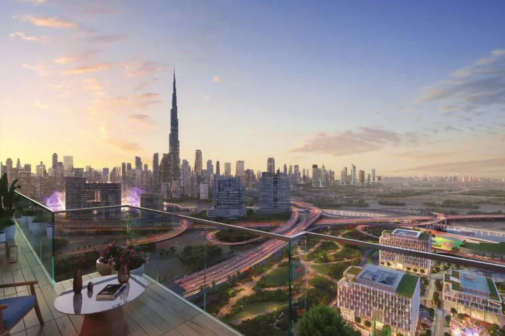 Design Quarter interior in Dubai Design District, Dubai