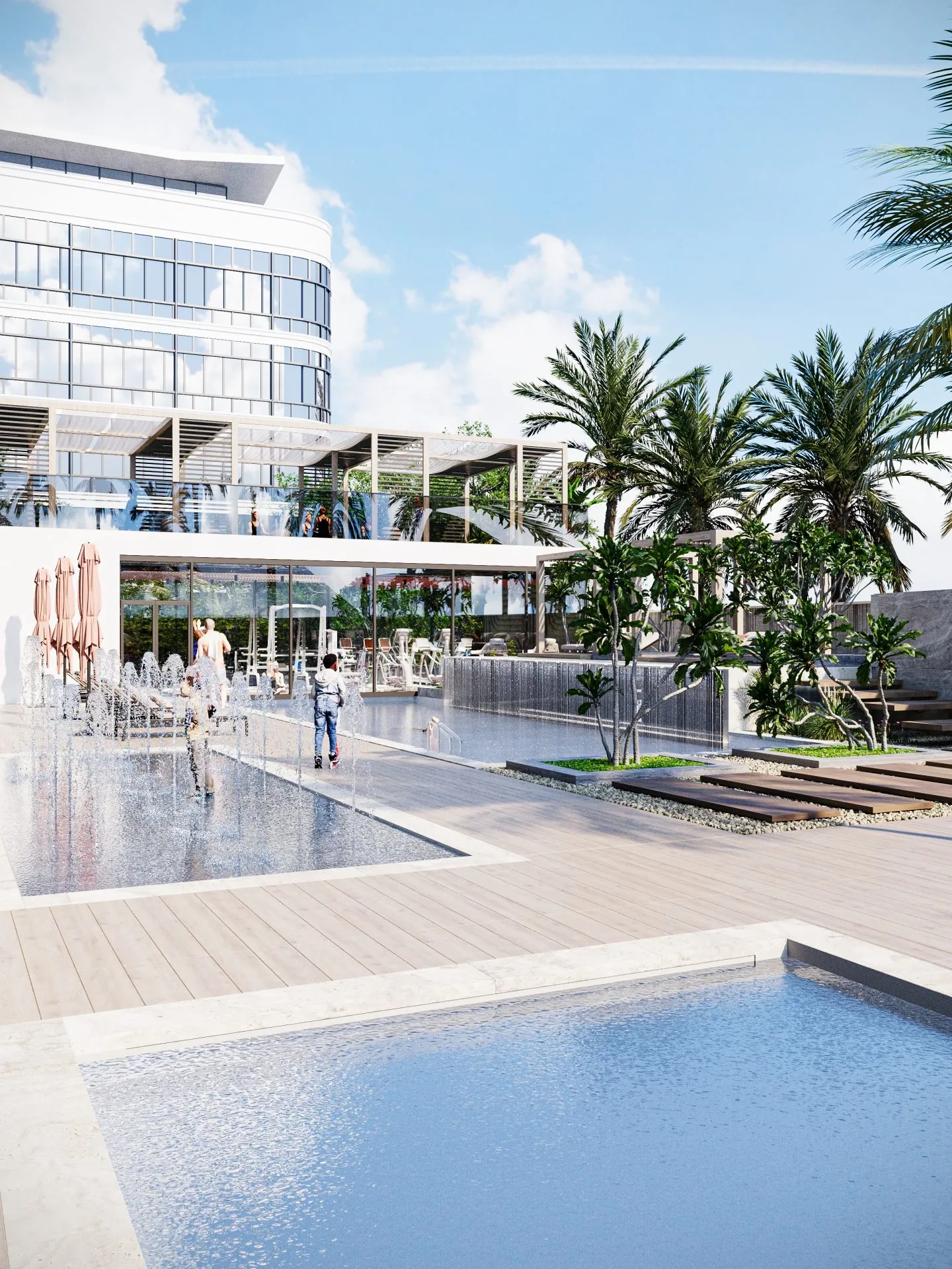 Elevate amenities in Arjan, Dubai