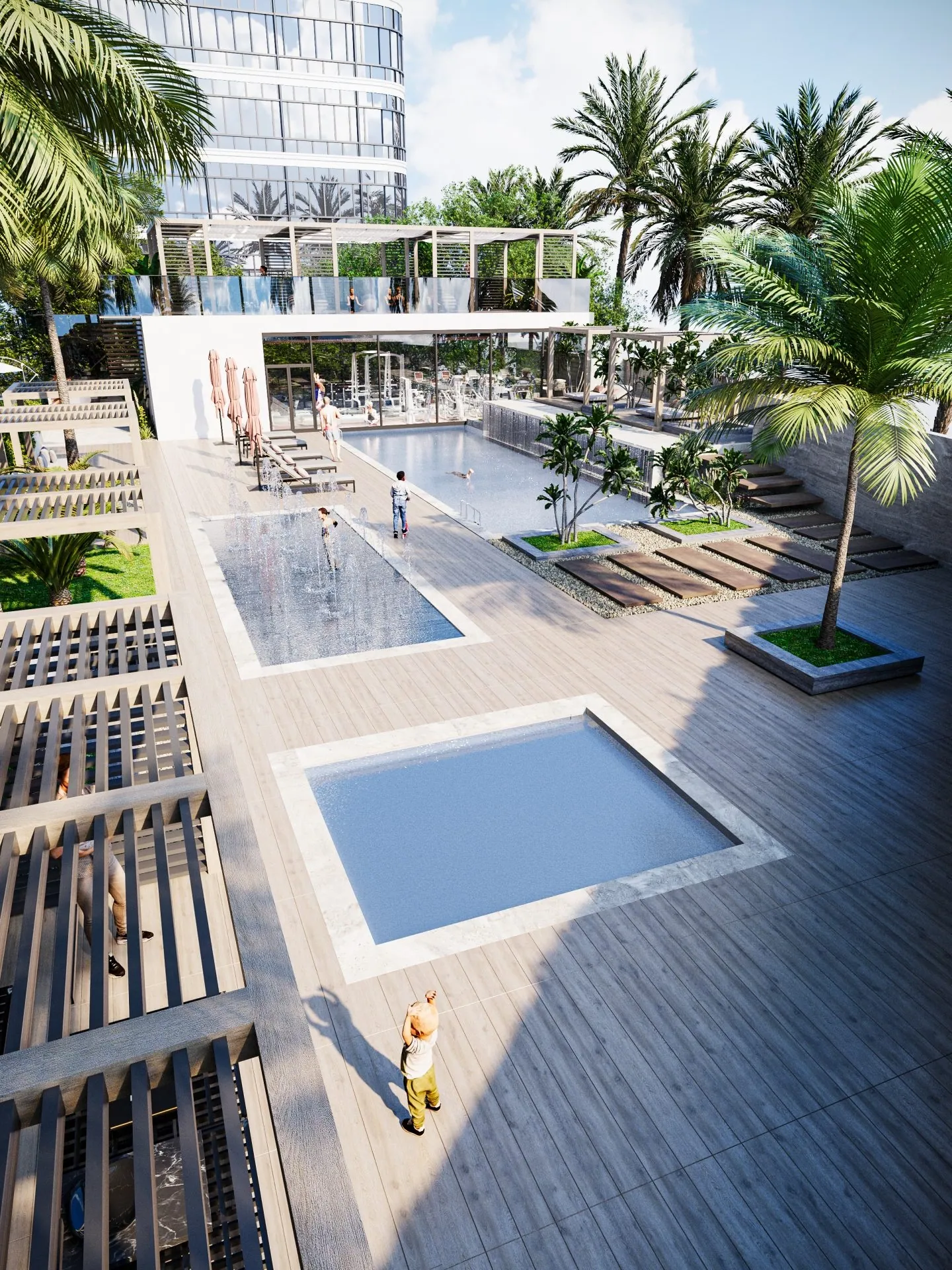 Elevate amenities in Arjan, Dubai