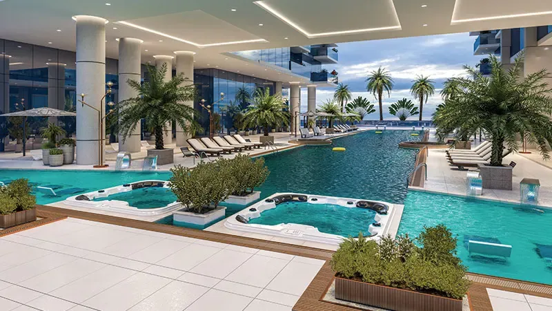 Elitz 2 amenities in Jumeirah Village Circle, Dubai