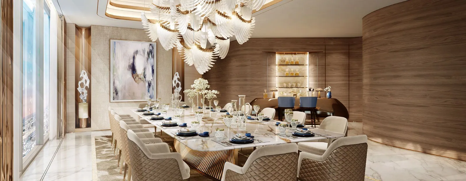Fairmont interior in Jumeirah, Dubai