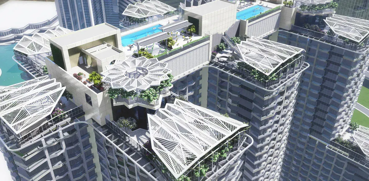 Golf Views Seven City amenities in Jumeirah Lake Towers, Dubai