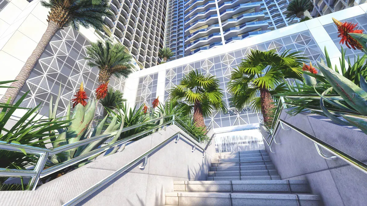 Golf Views Seven City residential complex in Jumeirah Lake Towers, Dubai