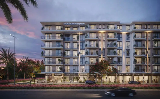 Holland Gardens residential complex in Dubailand, Dubai