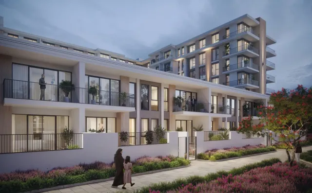 Holland Gardens residential complex in Dubailand, Dubai