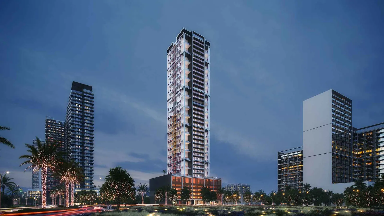 House residential complex in Jumeirah Village Circle, Dubai