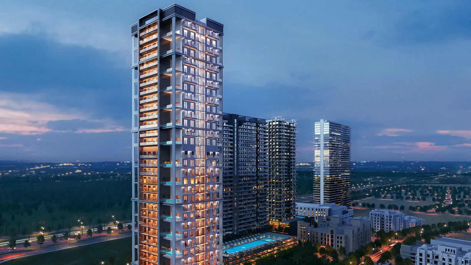 House residential complex in Jumeirah Village Circle, Dubai