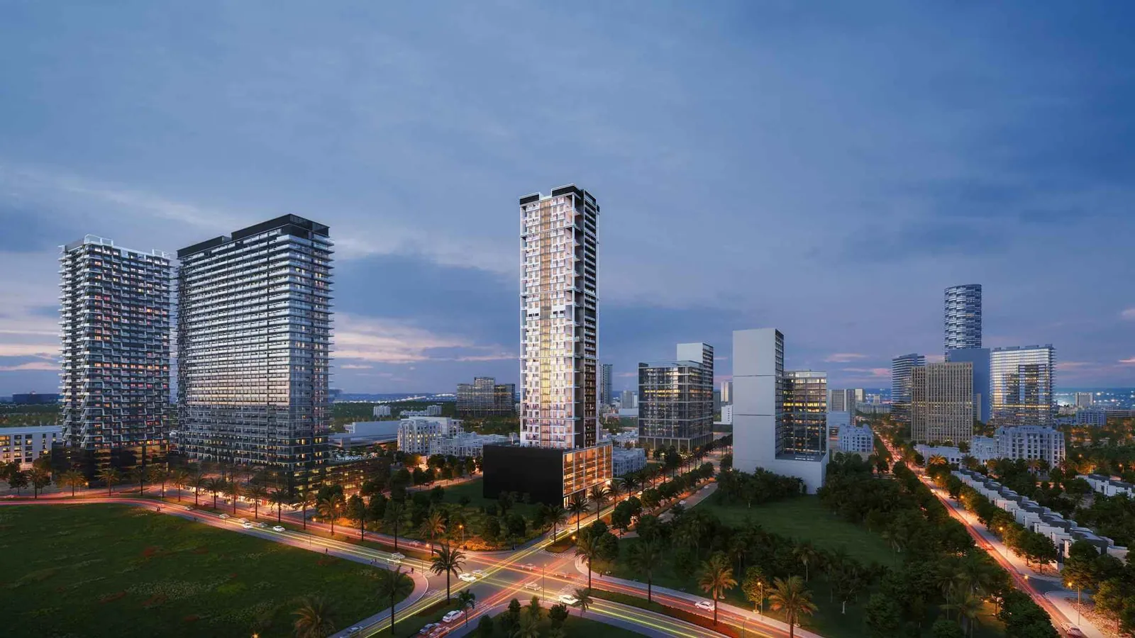 House residential complex in Jumeirah Village Circle, Dubai