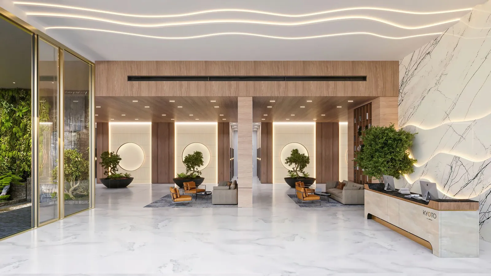 Kyoto interior in Arjan, Dubai