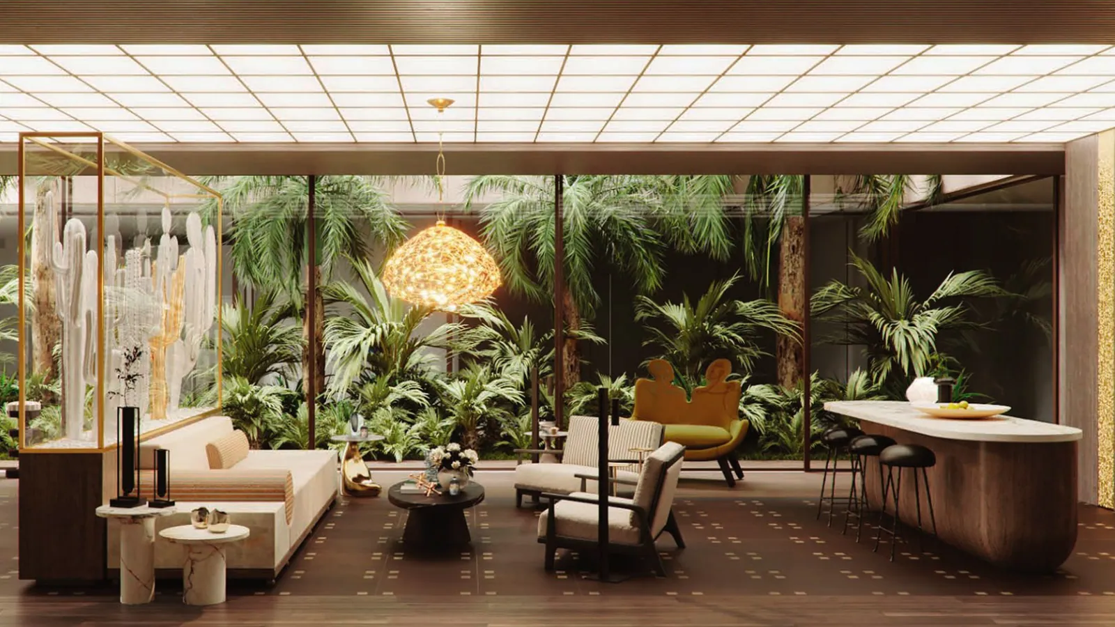 Lanai Island interior in Tilal Al Ghaf, Dubai