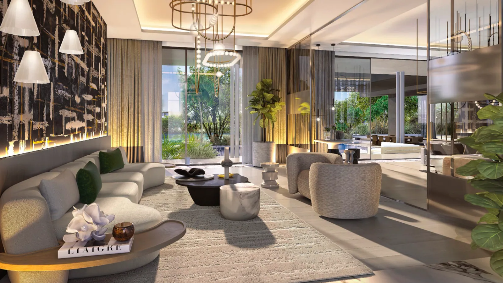 Lanai Island interior in Tilal Al Ghaf, Dubai