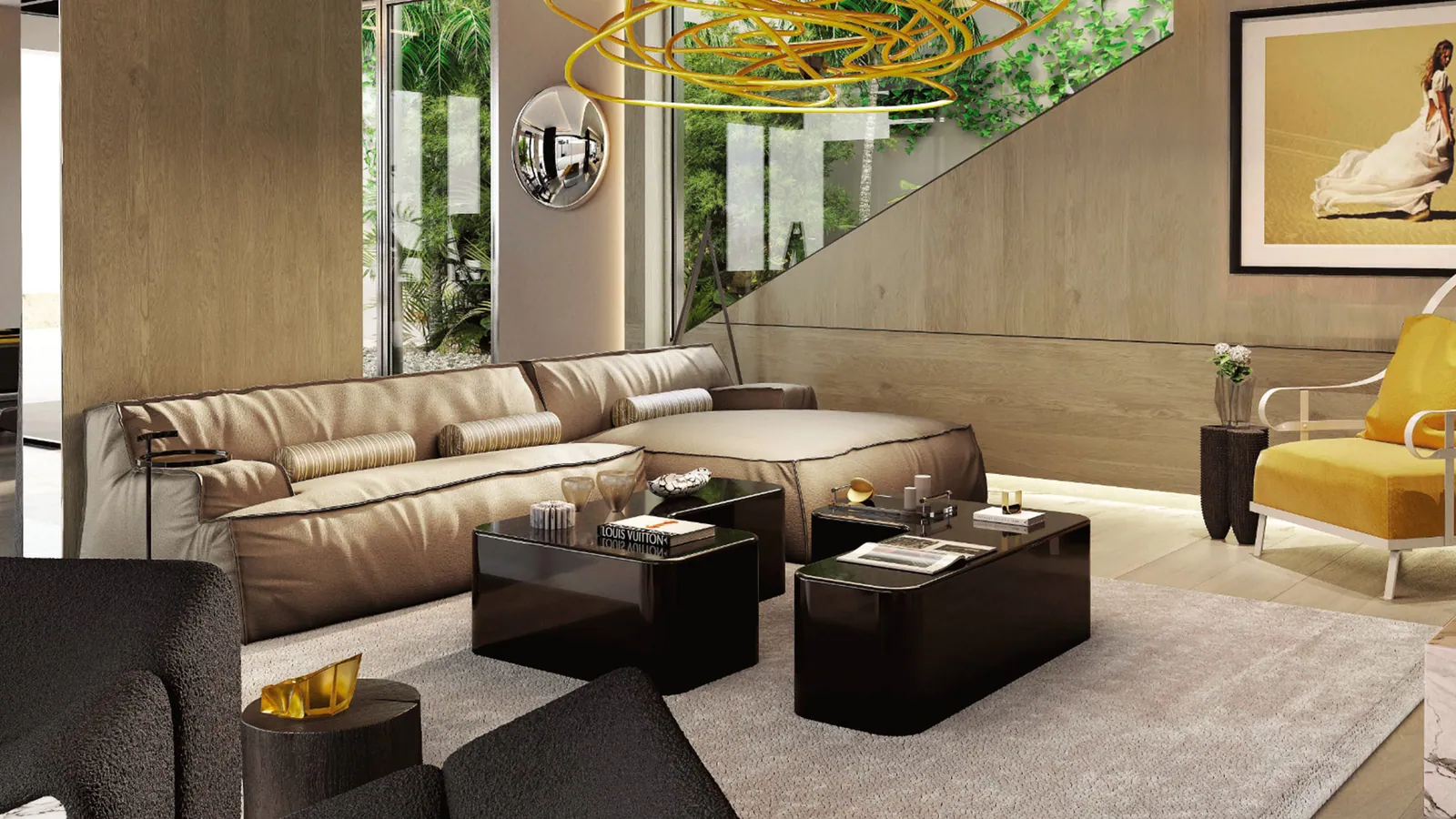 Lanai Island interior in Tilal Al Ghaf, Dubai
