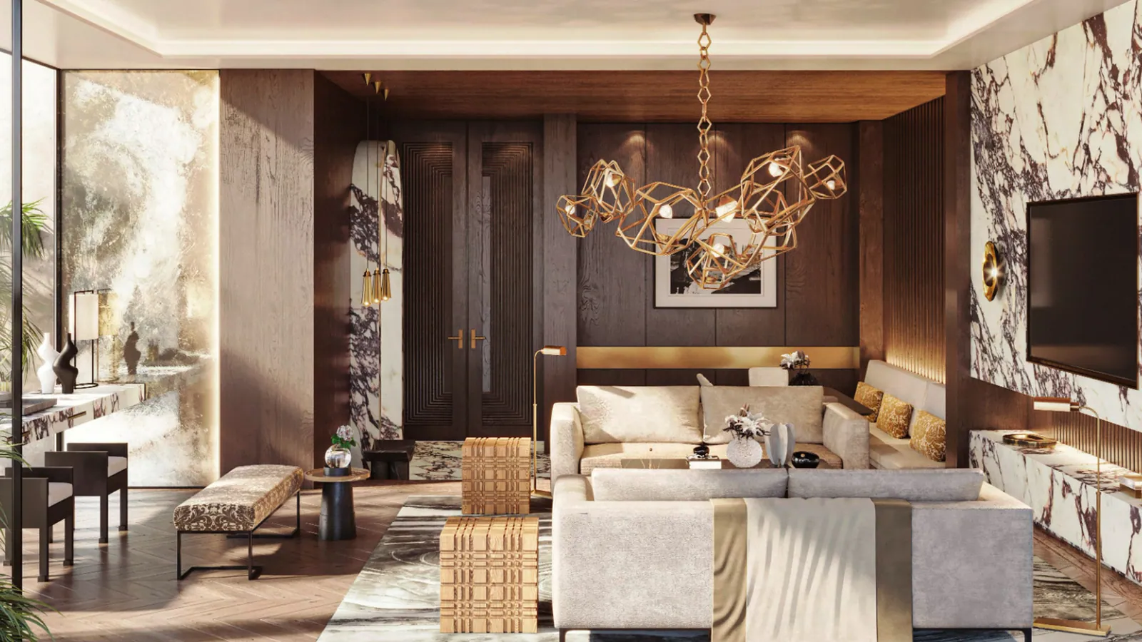 Lanai Island interior in Tilal Al Ghaf, Dubai