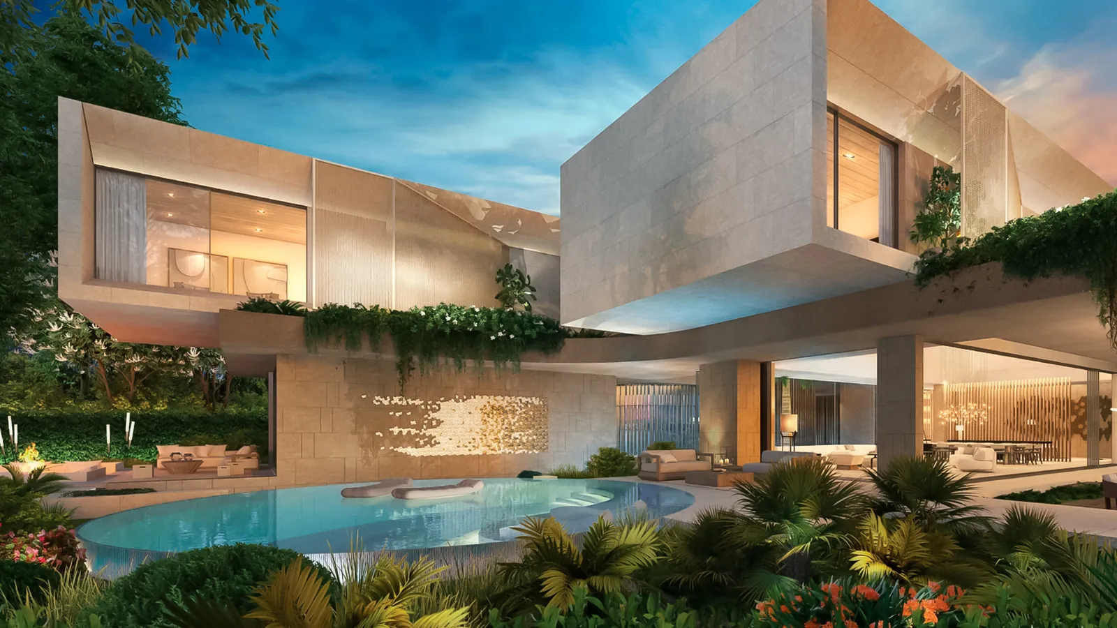 Lanai Island amenities in Tilal Al Ghaf, Dubai