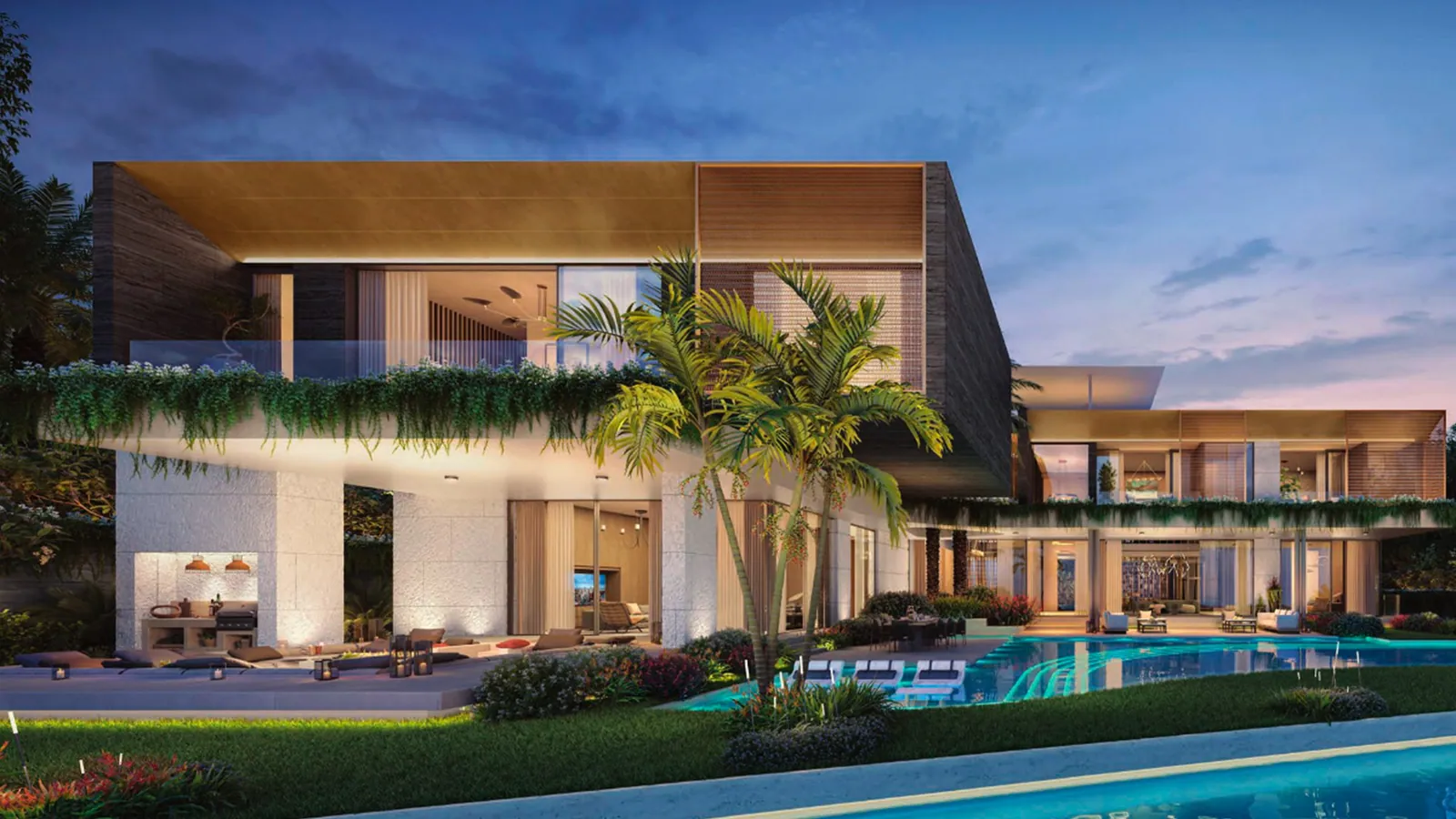 Lanai Island amenities in Tilal Al Ghaf, Dubai
