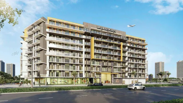Laya Heights residential complex in Studio City, Dubai