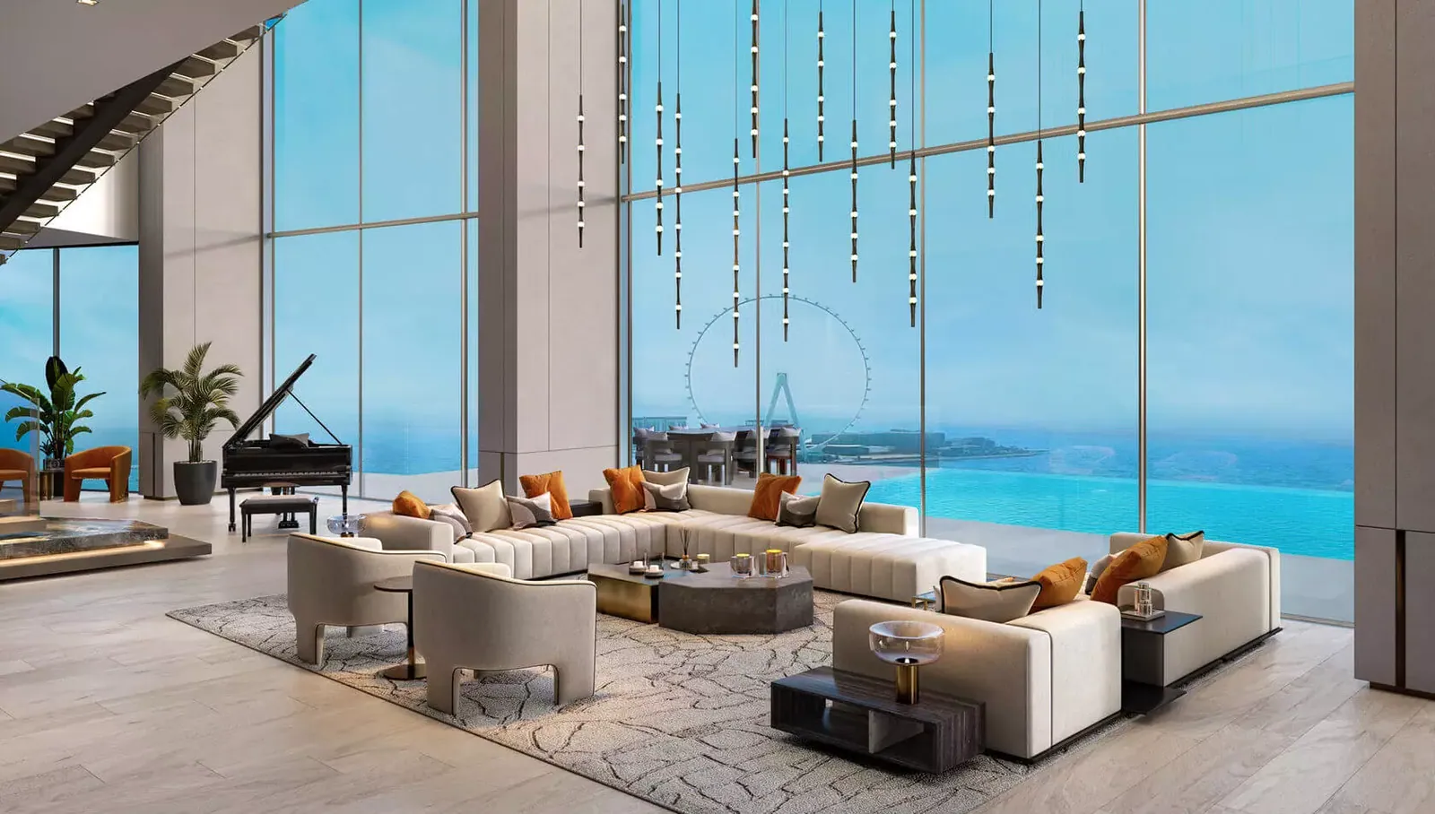 LIV LUX interior in Dubai Marina, Dubai