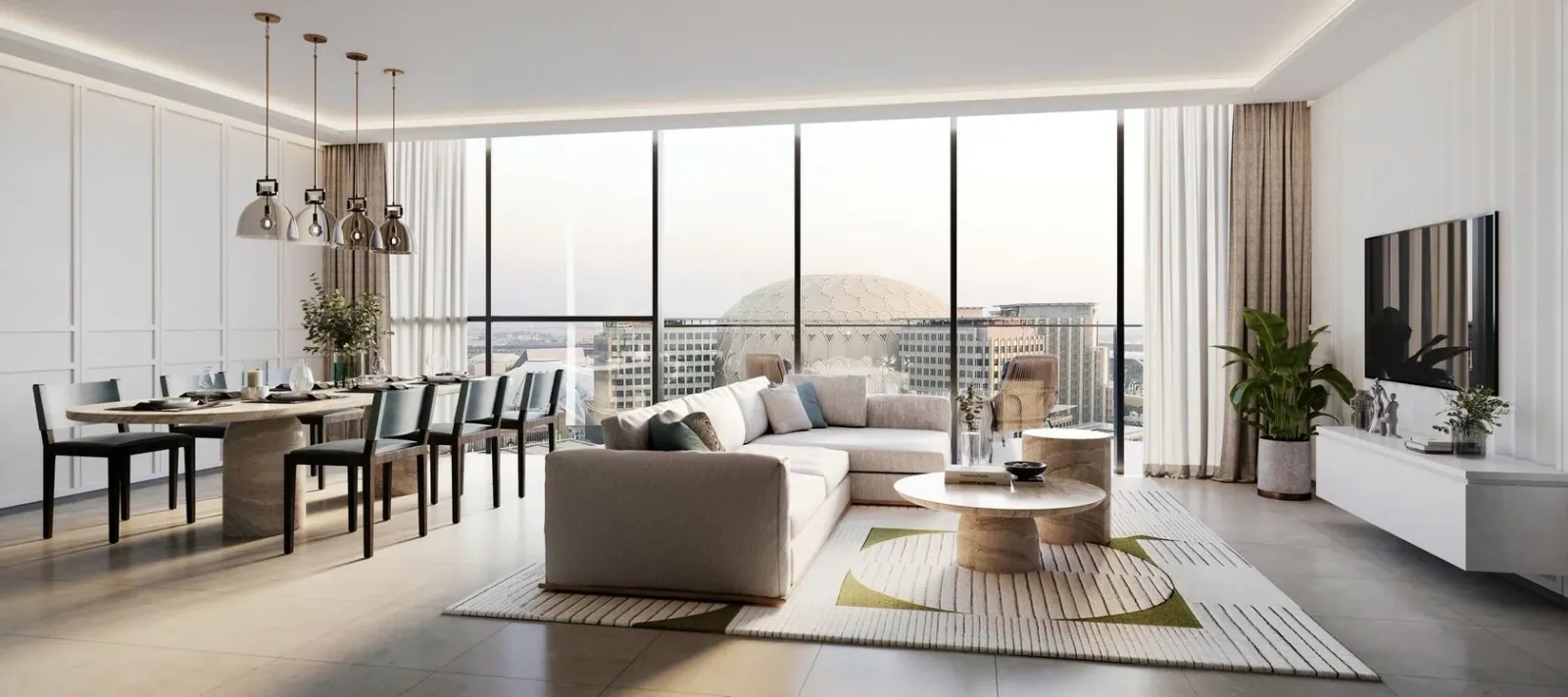 Mangrove Residences interior in Expo City, Dubai