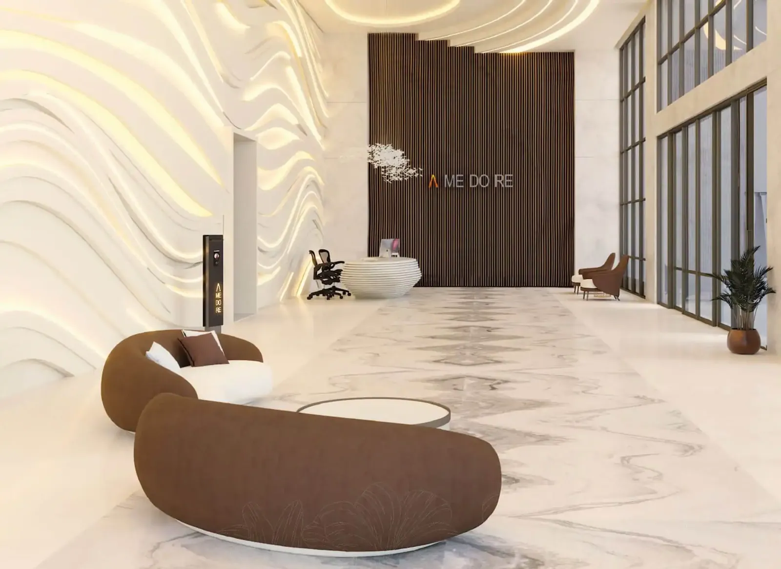 Me Do Re interior in Jumeirah Lake Towers, Dubai