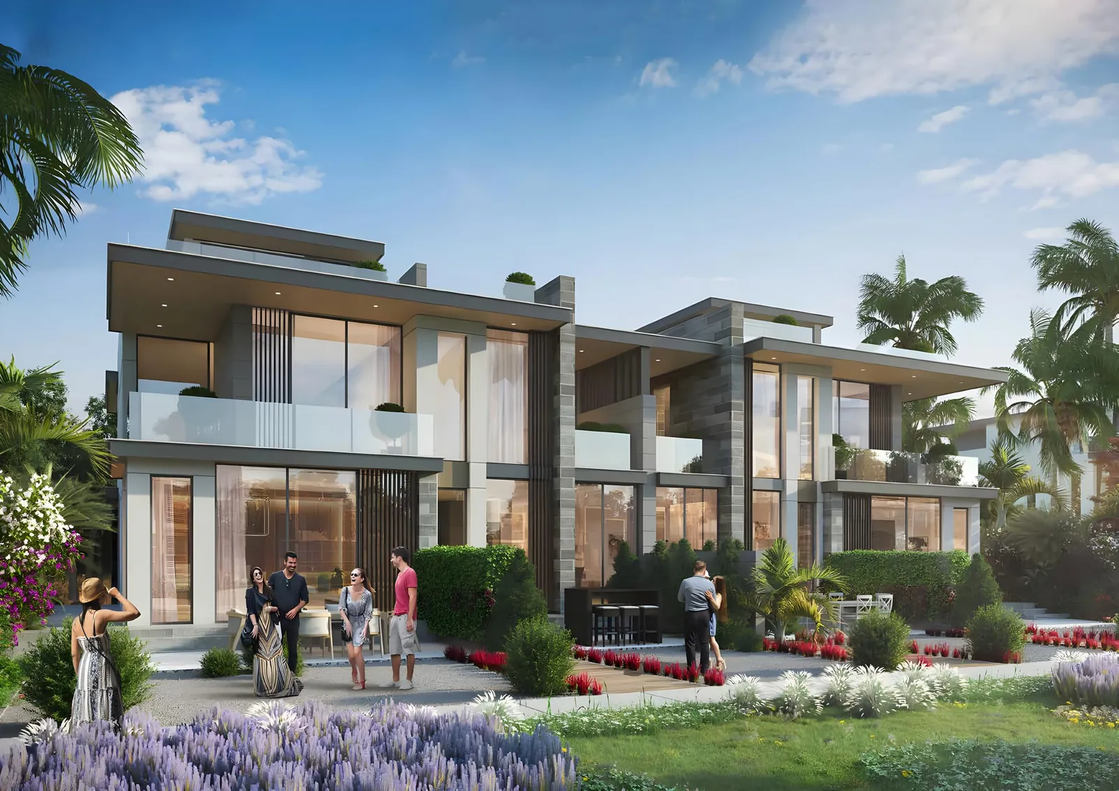 Morocco residential complex in Damac Lagoons, Dubai