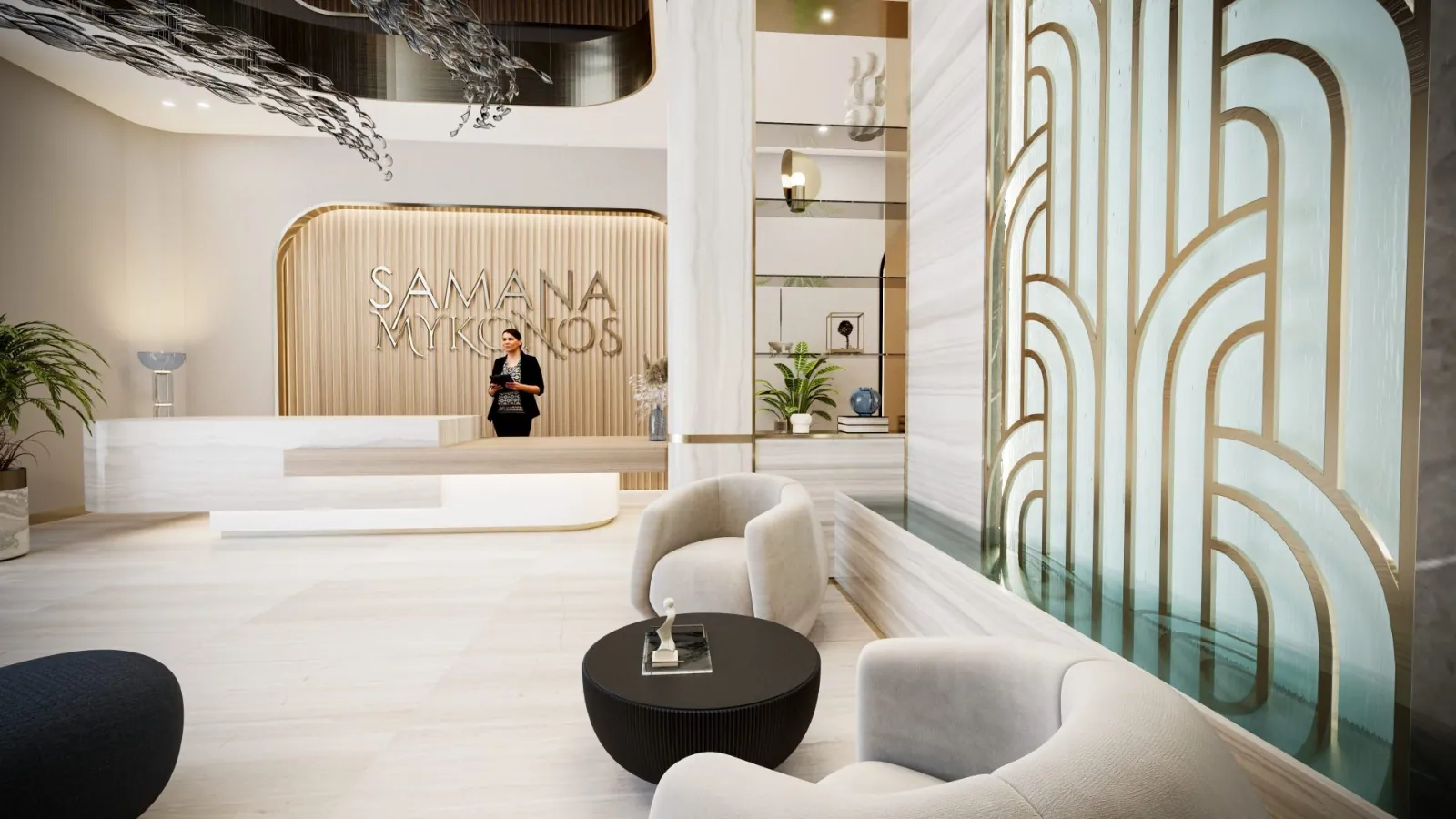 Mykonos amenities in Studio City, Dubai