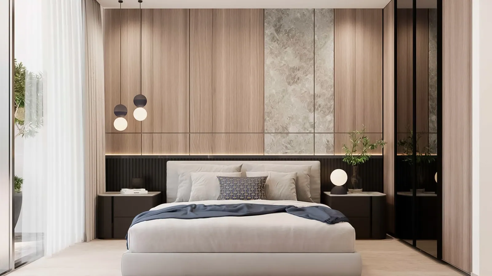 Mykonos interior in Studio City, Dubai
