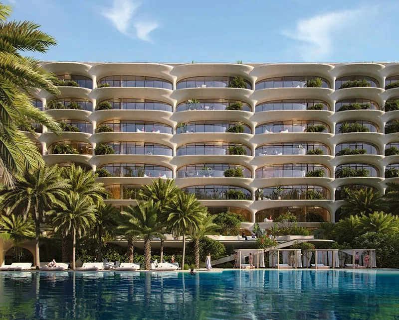 Ocean House residential complex in Palm Jumeirah, Dubai