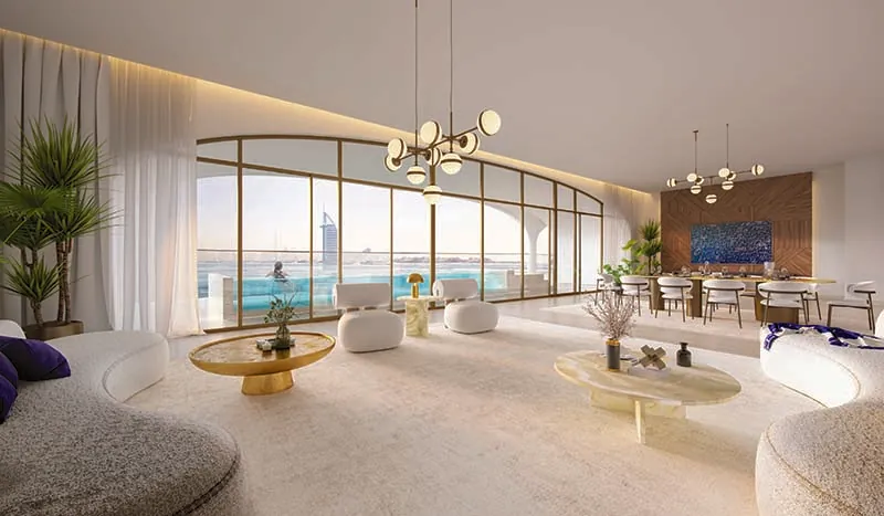 Ocean House residential complex in Palm Jumeirah, Dubai
