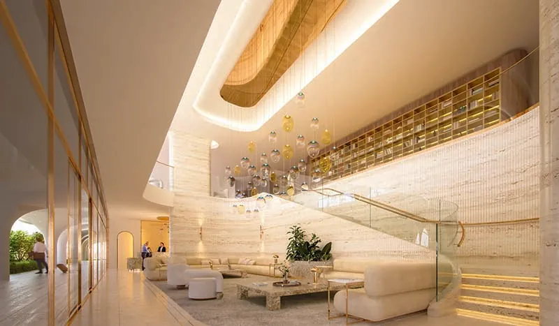 Ocean House interior in Palm Jumeirah, Dubai